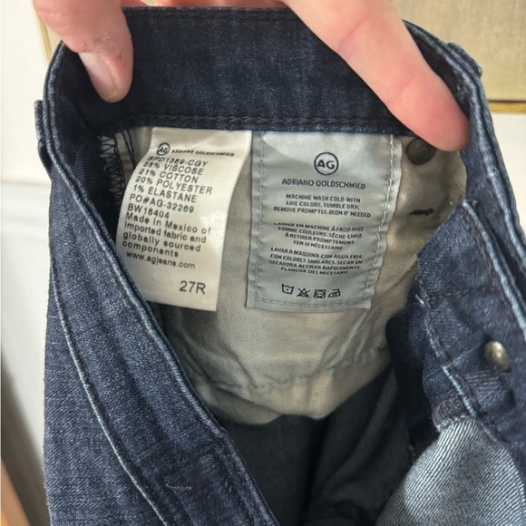 AG Adriano Goldschmied The Legging Ankle Super Skinny Ankle Jeans Dark Wsh Sz 27 - Picture 11 of 11